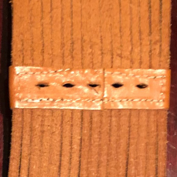 LINEAPELLE  amber brown leather belt size medium main image 6
